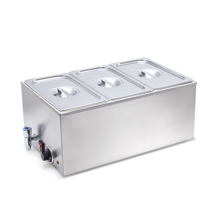 SYBO Buffet Food Warmer 3 Sections with/without Tap