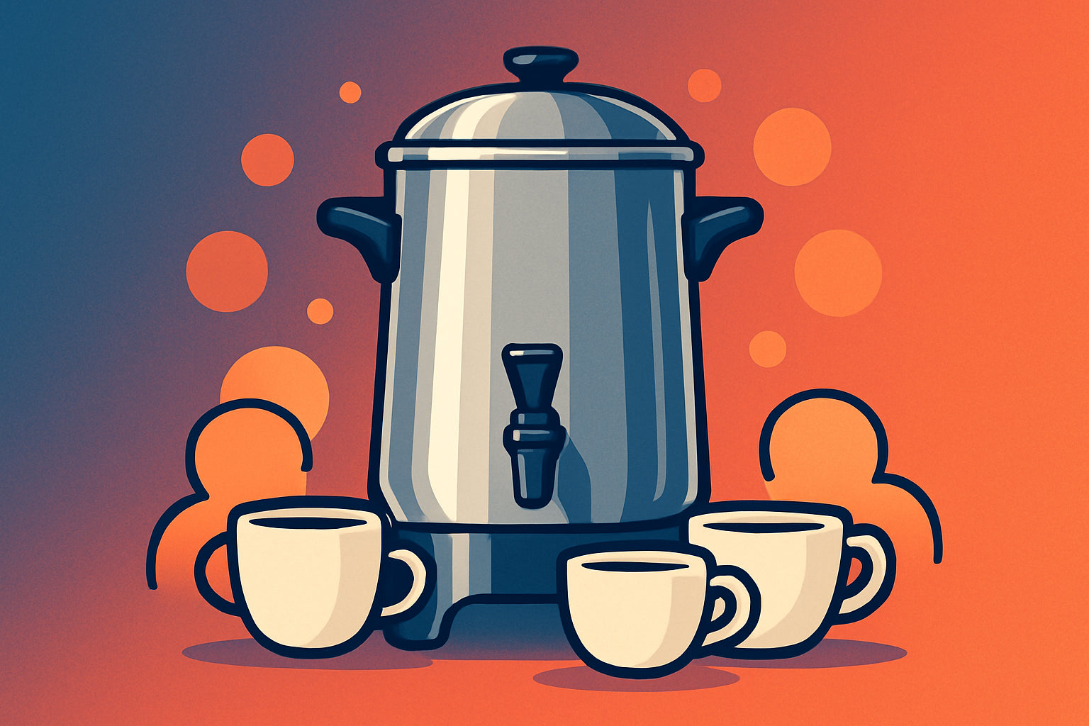 How the SYBO Stainless Steel Percolator Coffee Urn Simplifies Holiday Coffee for Big Families