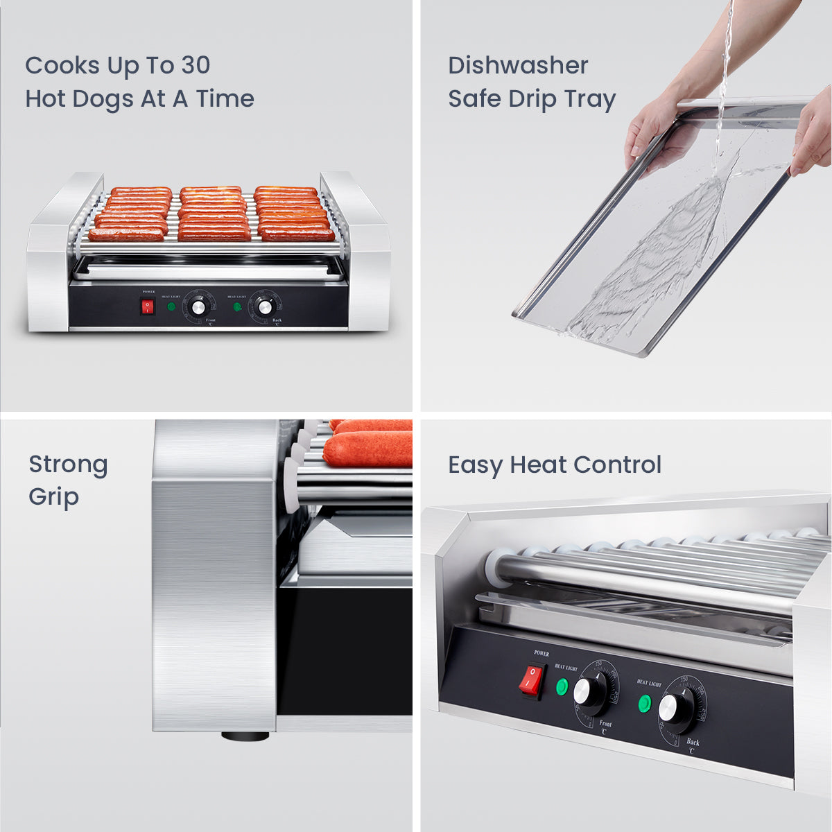 SYBO Electric Hot Dog Roller Grill