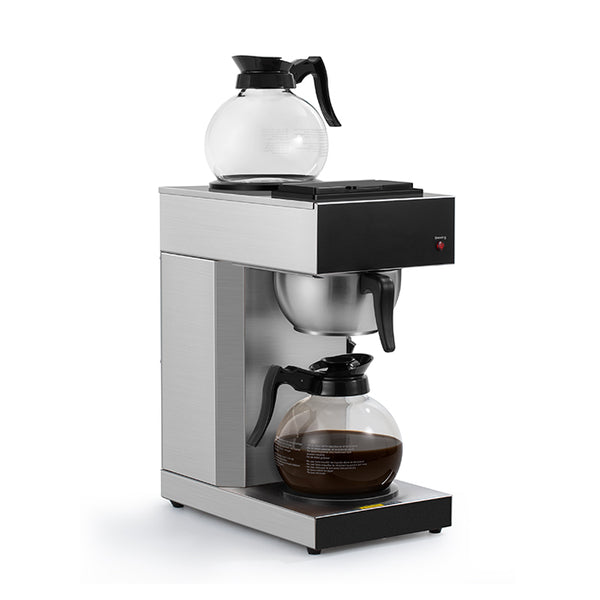 SYBO Commercial Drip Coffee Maker with Two Glass Carafes