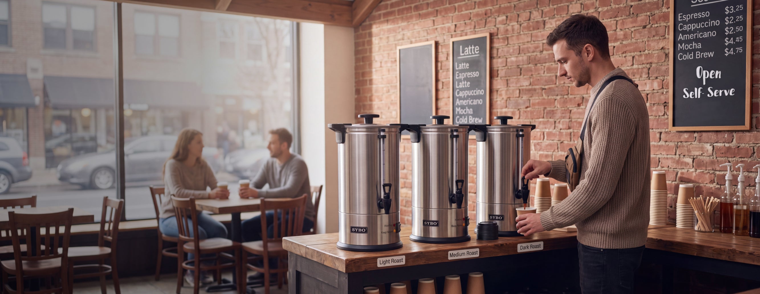 commercial coffee urn