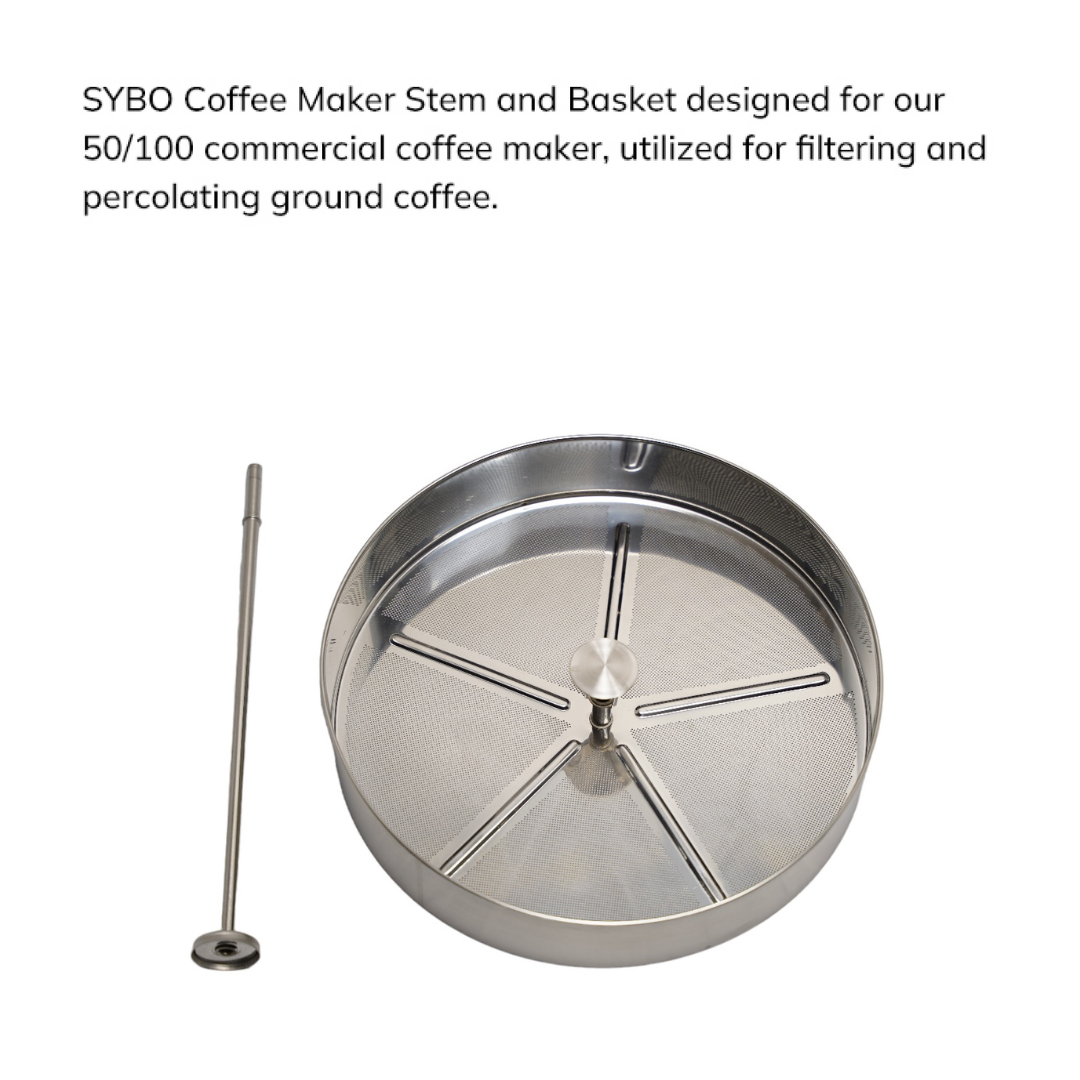 20 cup porcelain ename percolator parts SYBO Commercial Coffee and Tea Machines 50/100 Cup Stainless Steel 100 Cup