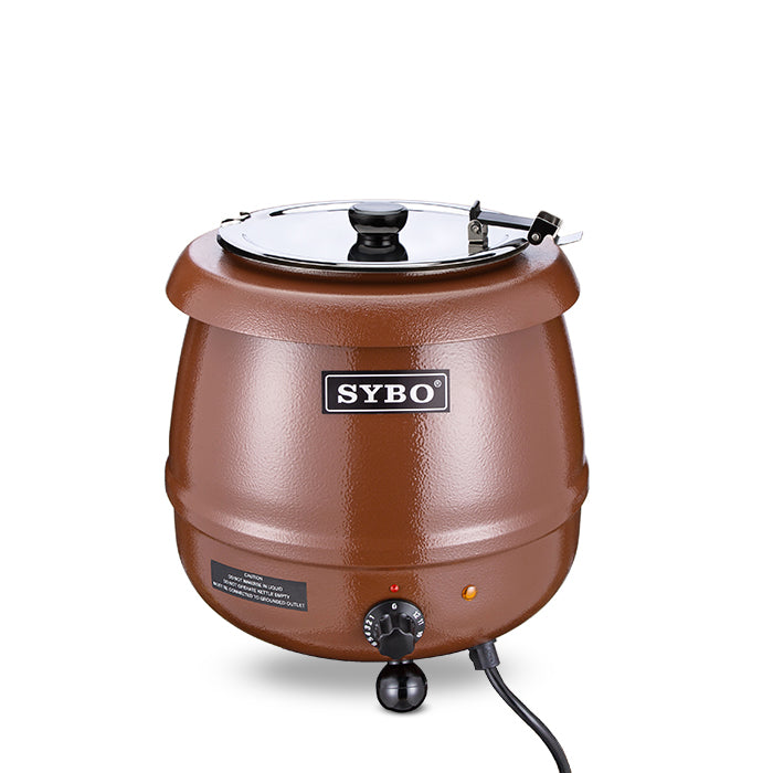 SYBO Soup Kettle with Hinged Lid and Insert Pot, 10.5 Quarts