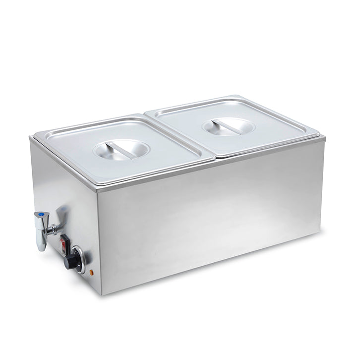 SYBO Buffet Food Warmer 2 Sections with/without Tap