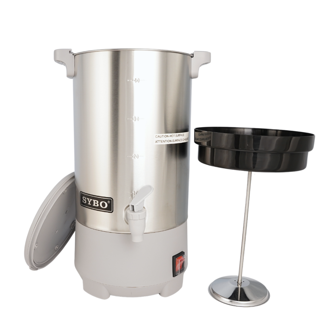SYBO Commercial Stainless Steel Percolate Coffee Urn 40 Cup