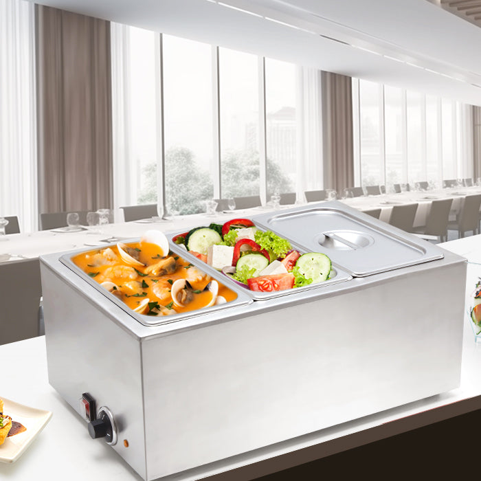 SYBO Buffet Food Warmer 3 Sections with/without Tap