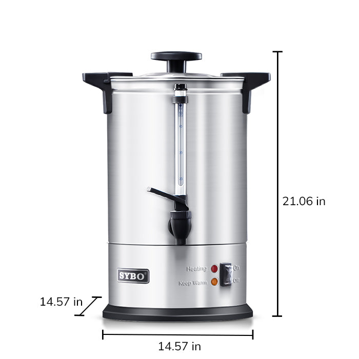 SYBO Premium Stainless Steel 50/100 Cup Commercial Coffee Urn