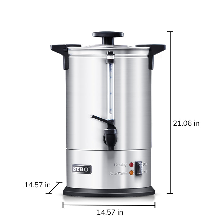 SYBO Commercial Stainless Steel Percolate Coffee Urn 50/100 Cup