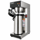 SYBO Commercial Drip Coffee Maker with 2.2 Liter Airpot, Pour-Over & Water Line Brewer