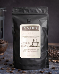 SYBO Freshly Roasted Coffee Beans – Medium/Dark Roast, Rich & Smooth Ground Coffee Blend