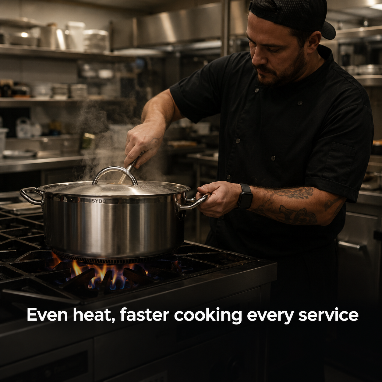 Turbo Brazier in commercial use — Even heat, faster cooking every service