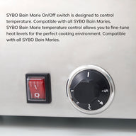Parts of SYBO Buffet Food Warmer